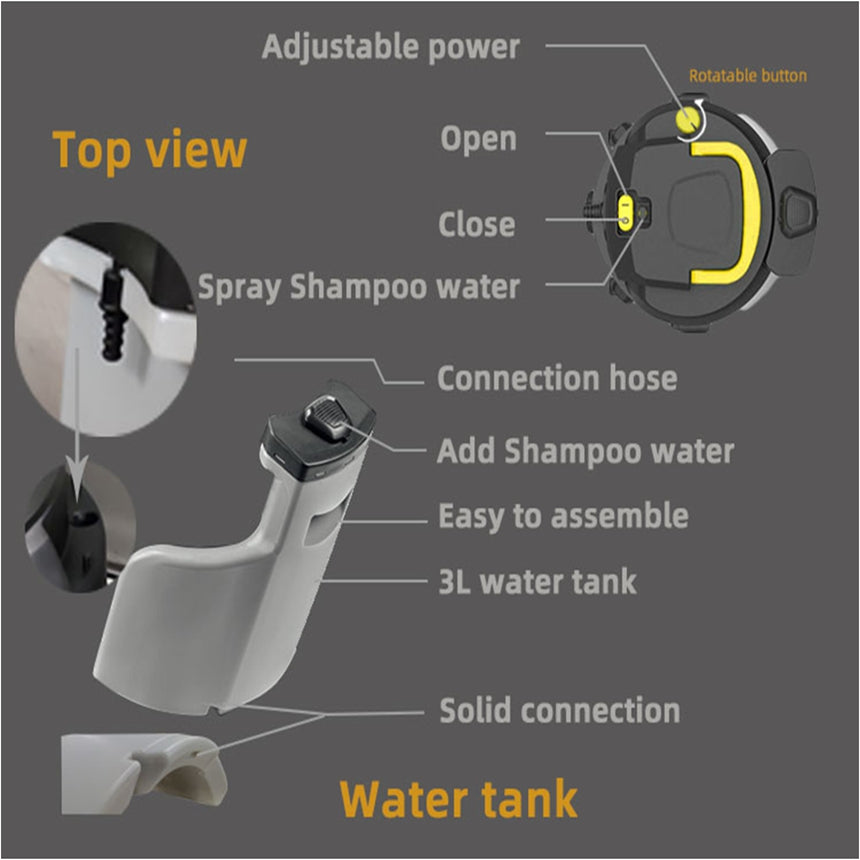 CHWDCVC1400W VCUUM CLEANER 18KPA 20L TANK